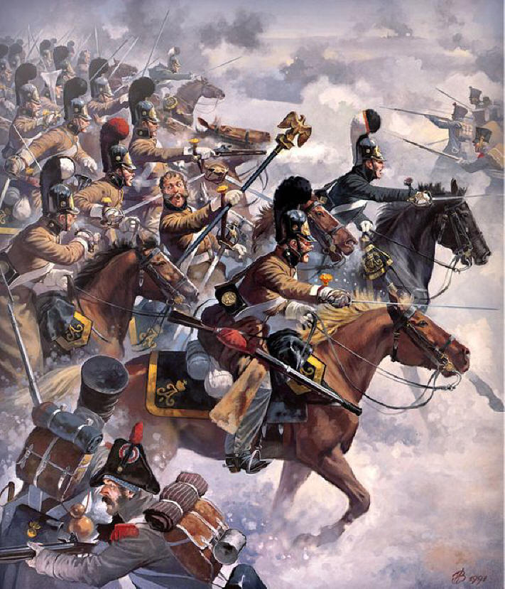 Битва при Пултуске, атака русской кавалерии, заграничный поход русской армии 1806-1807 гг.