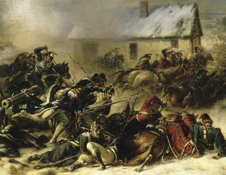 "Сражение при Гофе", фрагмент картины Жан Шарля Ланглуа